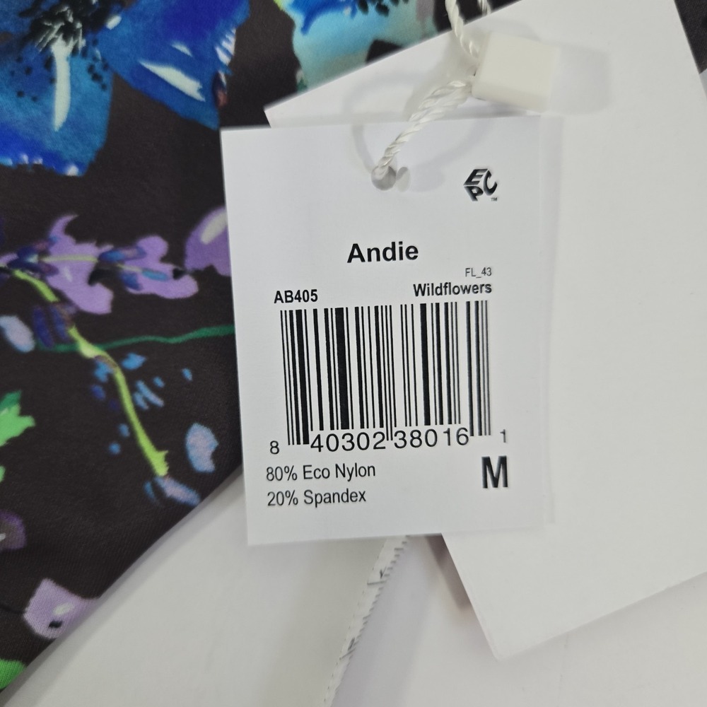Andie Swim Womens Medium Wildflowers Swim Bottom NWT - Picture 4 of 6